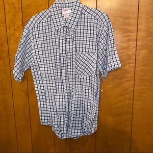Women’s plaid button down shirt sz S